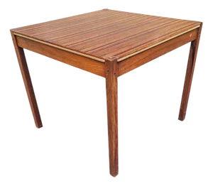 Dining Table in Rosewood with Reversible Cloth Top by Ettore Sottsass for Poltronova, 1960s