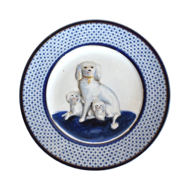 Mathilda and Her Staffordshire Poodle Puppies and Their Portrait by Susannah Carson For Sale - Image 10 of 11