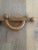 Rustic Early American Wood and Brass Wall Coat Rack For Sale In New York - Image 6 of 8