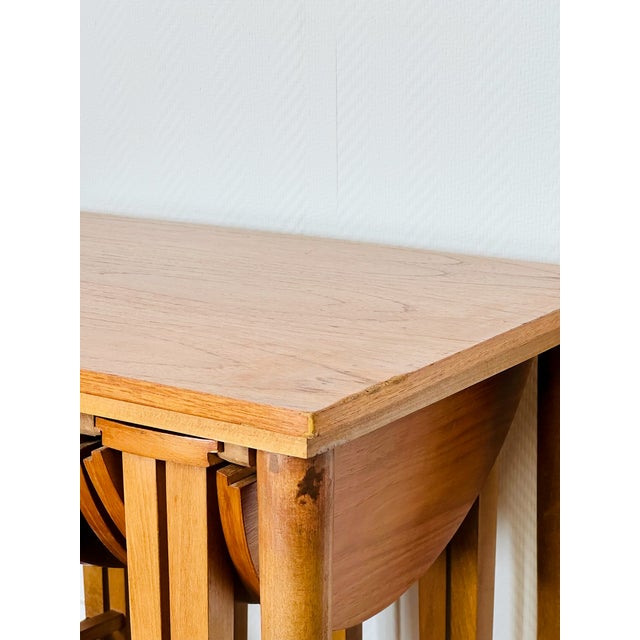 Scandinavian Teak Nesting Coffee Tables, 1960s, Set of 5 For Sale - Image 11 of 18