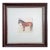 #1960s Watercolor Horse Painting, Framed For Sale