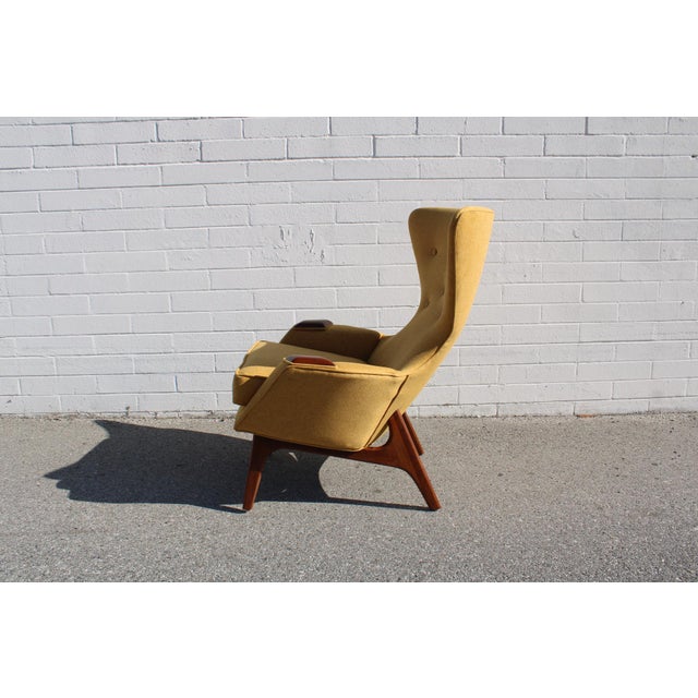 These beautiful chairs have been reupholstered and refinished. No makers mark or labeling. Price for Pair.