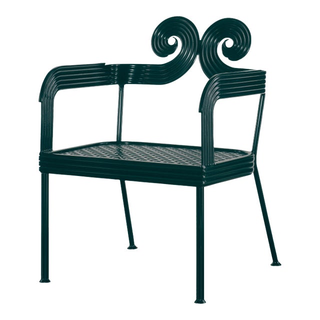 Thomas O'Brien for Century Furniture Augustine Metal Outdoor Garden Chair For Sale