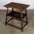 Attractive vintage Wilhelminian, Jacobean Revival, or Edwardian style side or lamp table composed of an oak frame with a 2...