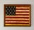Beautiful, early rendering of the American Flag by Mexican-American folk artist Elias Telles (1950-2026). Signed on back:...