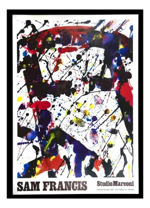 Sam Francis, Exhibition Poster, Lithograph, 1983
