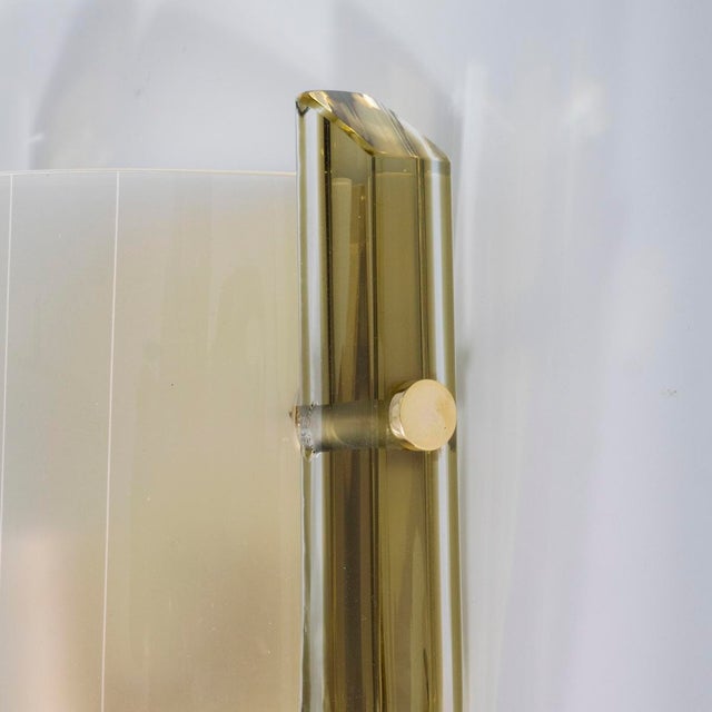 Transparent Murano glass "racetrack" sconce For Sale - Image 8 of 8