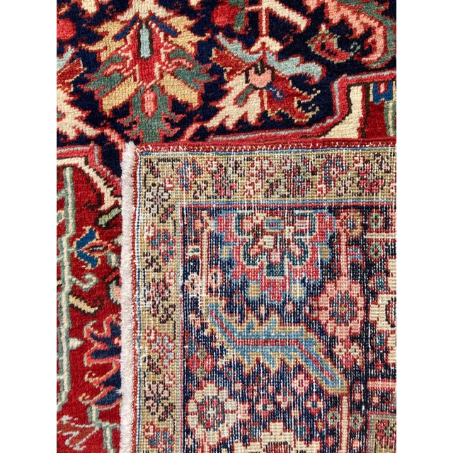 Antique Heriz Rug, 1920s For Sale - Image 17 of 18