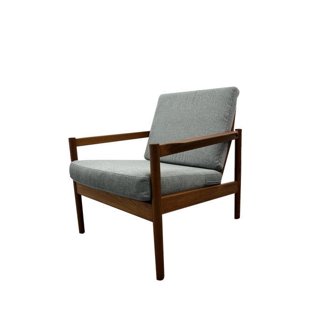 Armchair by Ib Kofod-Larsen for Magnus Olesen, 1956 For Sale