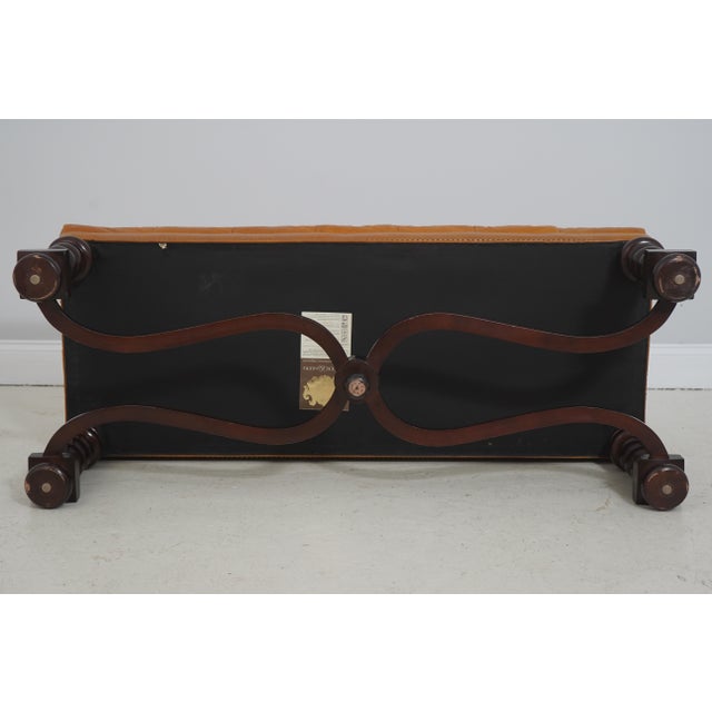Hancock & Moore Tufted Leather Window Bench For Sale - Image 13 of 14