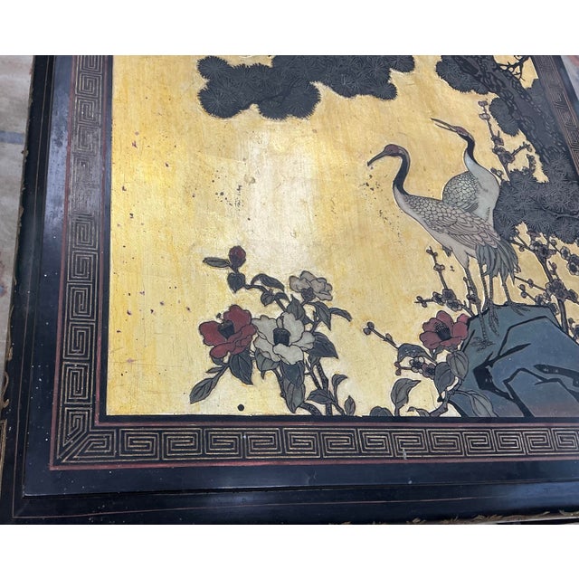 Vintage Chinese Laquer Coffee Table For Sale - Image 9 of 12