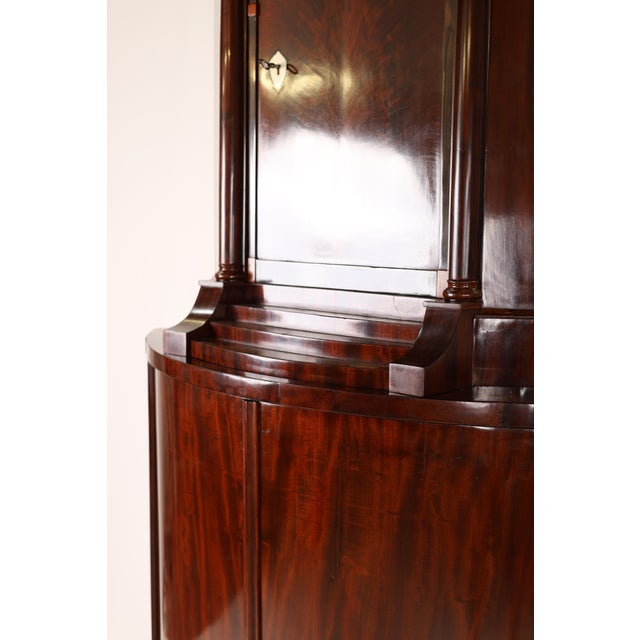 Traditional Empire Corner Cabinet, Denmark, 1815 For Sale - Image 3 of 14