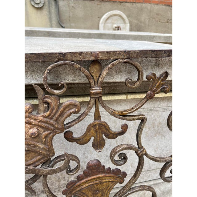 Pair of 17th/18th Century Forged Iron Low Gates From Haute-Savoie, France For Sale - Image 12 of 18