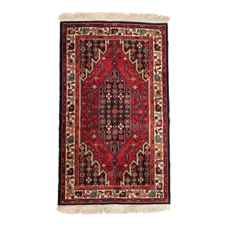 1970s, Vintage Persian Mazlahan Style Rug 3' X 5' For Sale