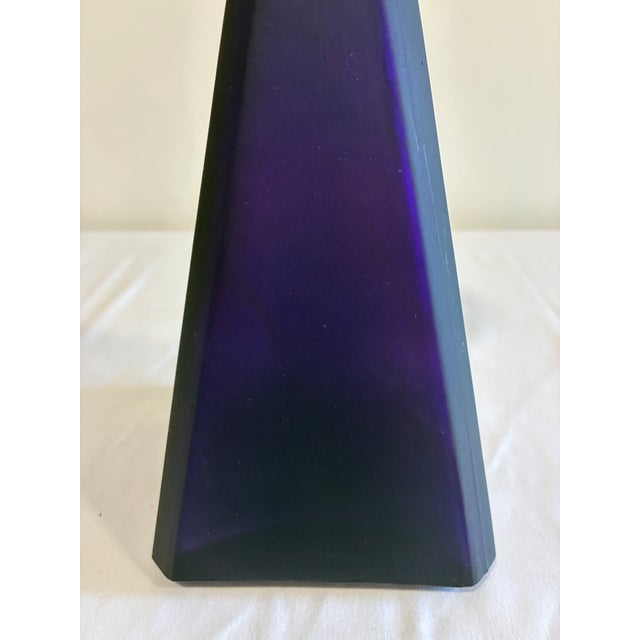 Vintage Amethyst Glass Decanter For Sale In Oklahoma City - Image 6 of 13
