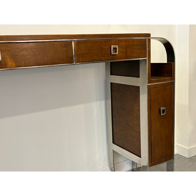 French Console Table with Drawers, 1980 For Sale - Image 3 of 7
