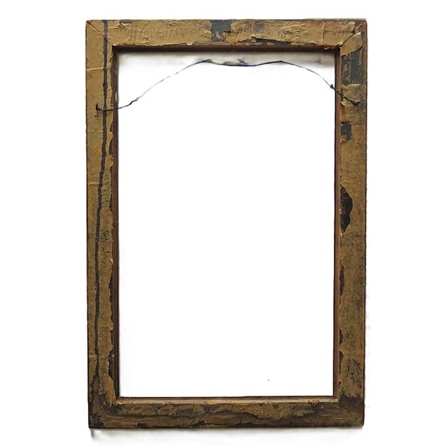 Victorian 19th C. Gilt Carved Wood Picture Frame Fits 22" X 14" Rabbet Opening Antique Victorian For Sale - Image 3 of 5