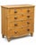 A handsome 19th-century English pine chest of drawers dating to the Victorian period, circa 1860–1880. Constructed in...