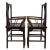 Antique Chinese Qing Dynasty Style Official's Hat Armchairs - Set of 2 For Sale - Image 9 of 11