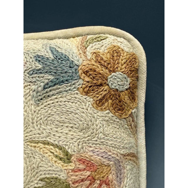 Textile Aubusson Needlepoint Pillows For Sale - Image 7 of 8