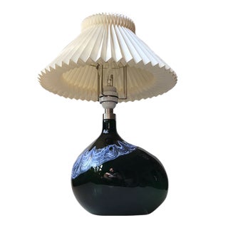 Danish Asymmetrical Table Lamp by Michael Bang for Holmegaard, 1970s For Sale