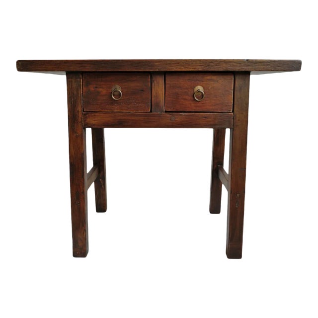 Vintage Farm Console Side Table For Sale