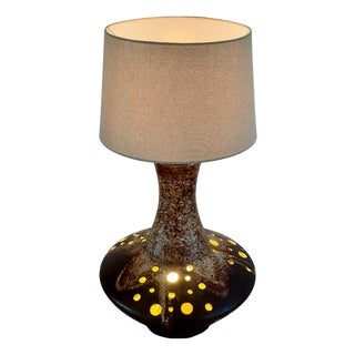 Vintage Table Lamp by Walther Gerhards for Bay Keramik, 1960s For Sale