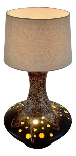 Vintage Table Lamp by Walther Gerhards for Bay Keramik, 1960s