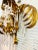 Gold Vintage Italian Palm Tree Tole Sconce For Sale - Image 8 of 10