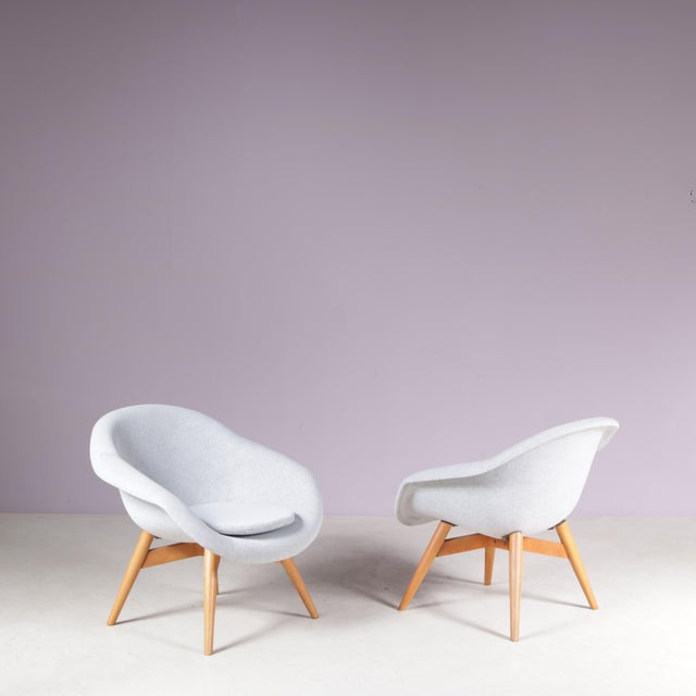 Easy Chairs by Frantisek Jirak Tjech, 1950s, Set of 2 For Sale - Image 6 of 10
