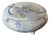 1930s Round Handpainted Vanity Dish With Lid, Signed For Sale