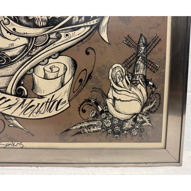 Vintage Original Hand Signed Greg Craola Simkins Ima Monsta Bunny Juxtapoz Print For Sale - Image 11 of 14