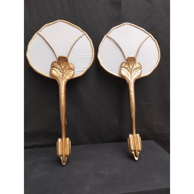 1970s Vintage Wall Lights in Bronze, 1970s, Set of 2 For Sale - Image 5 of 13