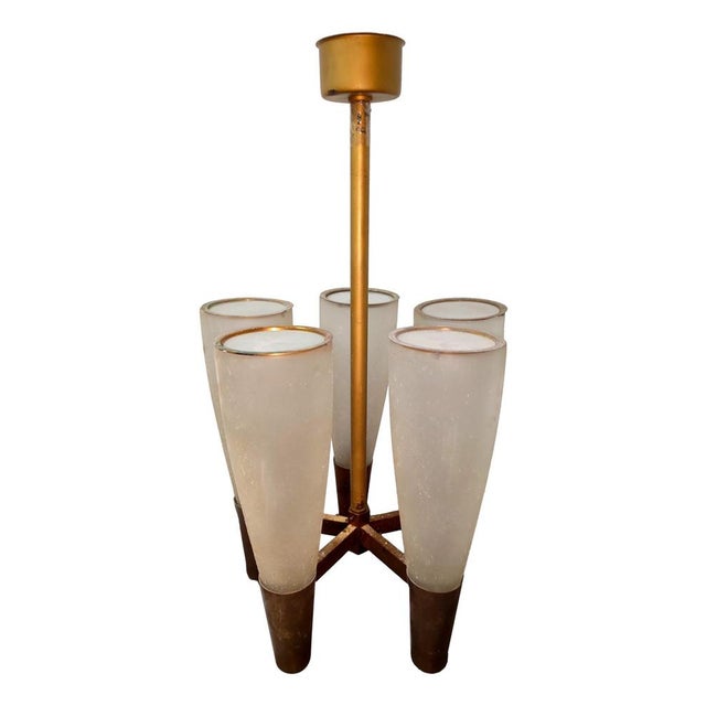 1930s Chandelier by Pietro Chiesa for Fontana Arte, 1935 For Sale - Image 5 of 8