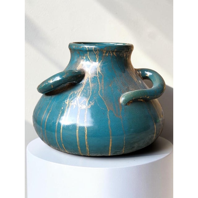 Ceramic Stoneware Vase by Léon Pointu, Puisaye, 1920s For Sale - Image 7 of 9