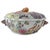 1990s Mottahedeh Tobacco Leaf Porcelain Tureen With Underplate, Hand-Painted With Gilt Details, Portugal For Sale In San Diego - Image 6 of 18