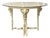 1960s Carved Faux Bamboo and Elephant Motif Round Dining Table For Sale