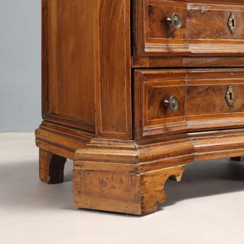 Baroque Walnut Bedside Table For Sale - Image 5 of 9