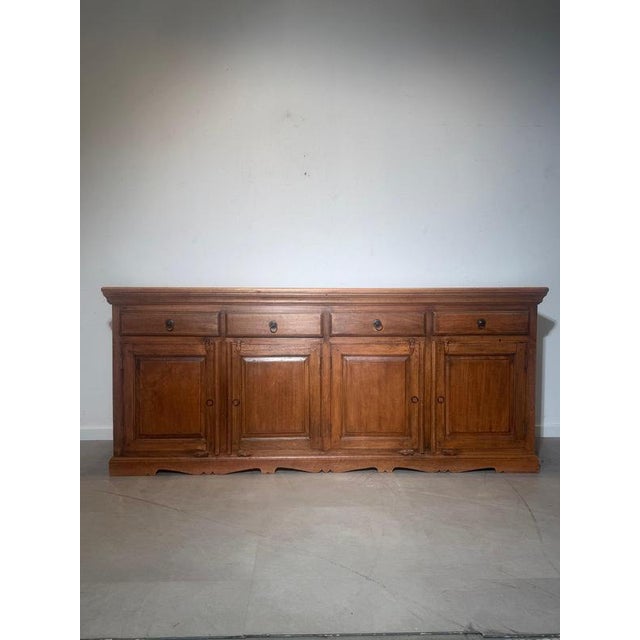 Vintage Wooden Sideboard, India For Sale - Image 3 of 8