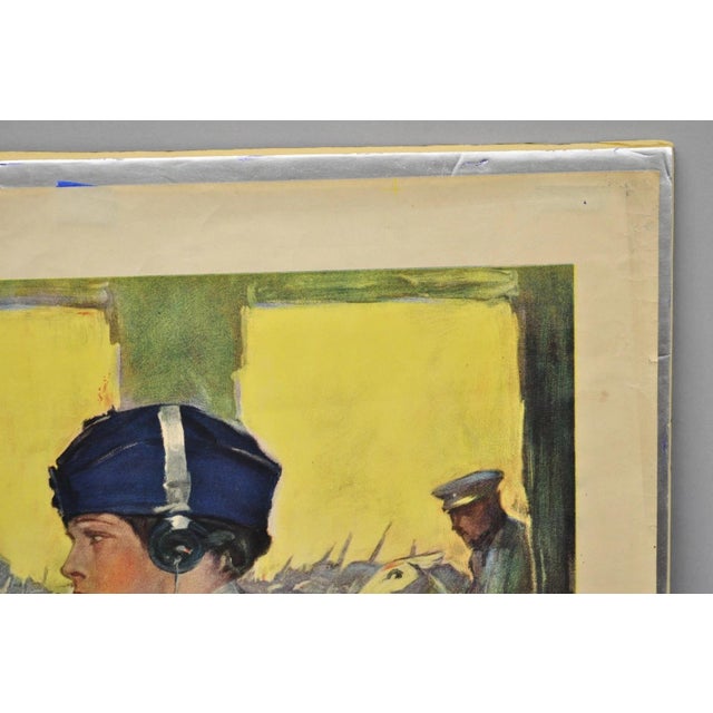 Original 1918 Ywca Wwi Poster 'Back Our Girls Over There' by Clarence Underwood For Sale In Philadelphia - Image 6 of 16