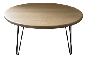 Wooden Coffee Table with Hairpin Legs, 2010s