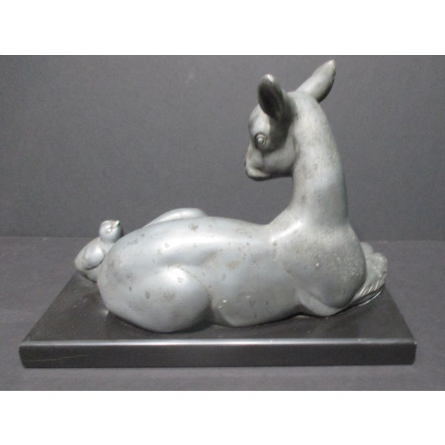 Art Deco Art Deco Pewter Sculpture Circa 30s For Sale - Image 3 of 11