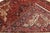 Heriz Rug 9'9'' X 12'6'' Red Wool Vintage Tribal Hand-Knotted Oriental Carpet For Sale - Image 14 of 15