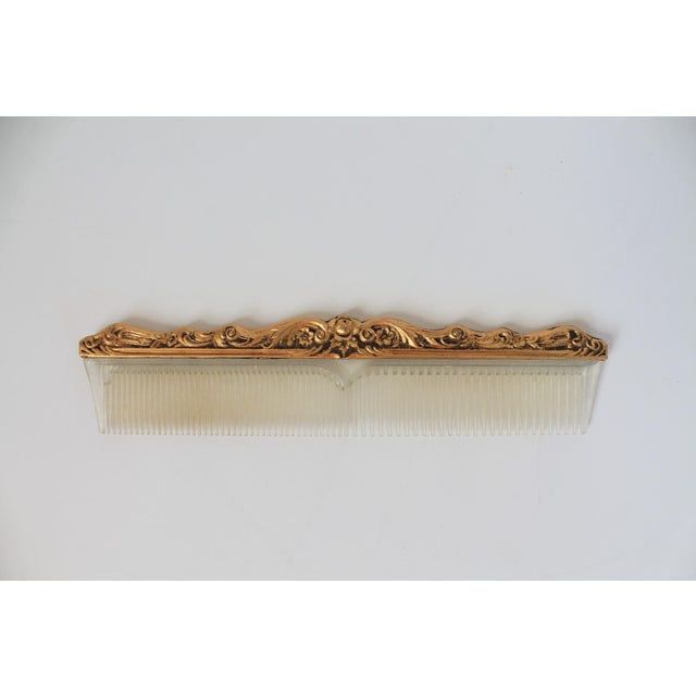 Vintage Brass Vanity Set For Sale - Image 13 of 18