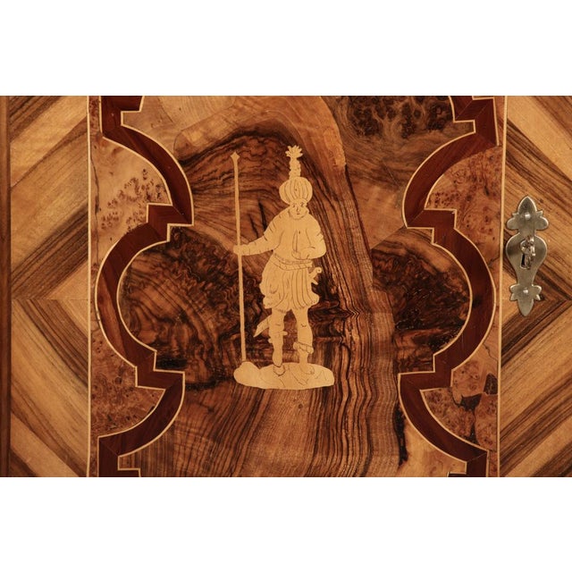 Brown Antique Baroque Top Cabinet, 1730s For Sale - Image 8 of 18