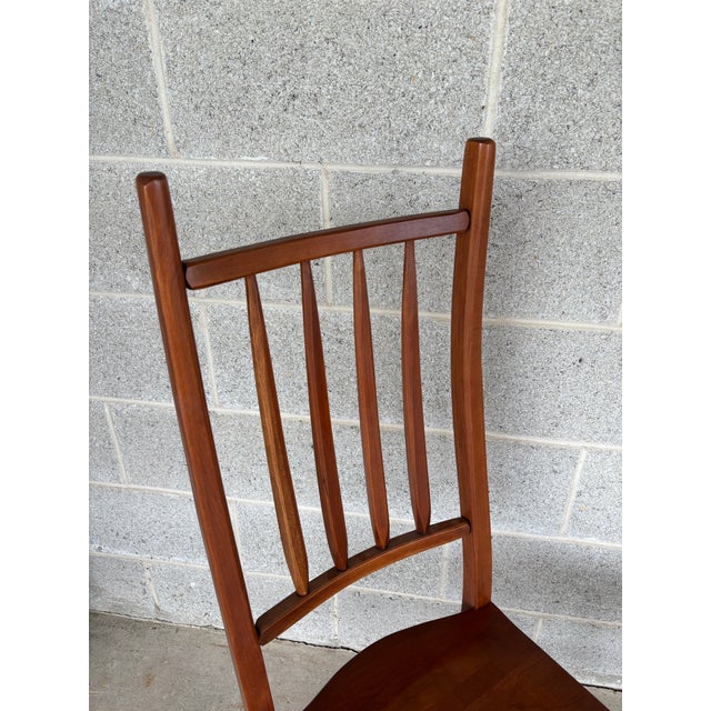 Mission Hunt Country Mission Style Cherry Side Chairs - A Pair For Sale - Image 3 of 11