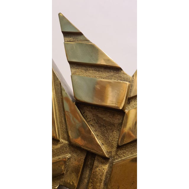 Giuseppe Banfi, Abstract Sculpture, 1988, Brass & Marble For Sale - Image 14 of 15