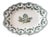 Oval Floral Dish from Moustiers Faience, 1750s For Sale