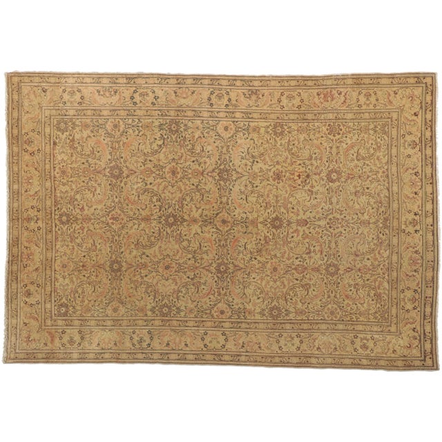Vintage Turkish Sivas Rug - 06'04 X 09'03 For Sale - Image 9 of 10