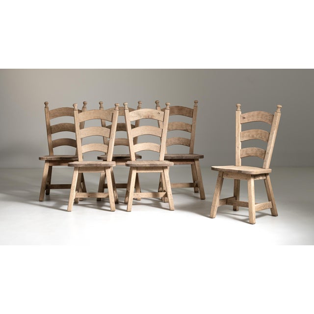 Set of Six Oak Dining Chairs, Antique, France, Circa 1970 For Sale - Image 13 of 18